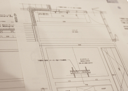 写真：設計図
